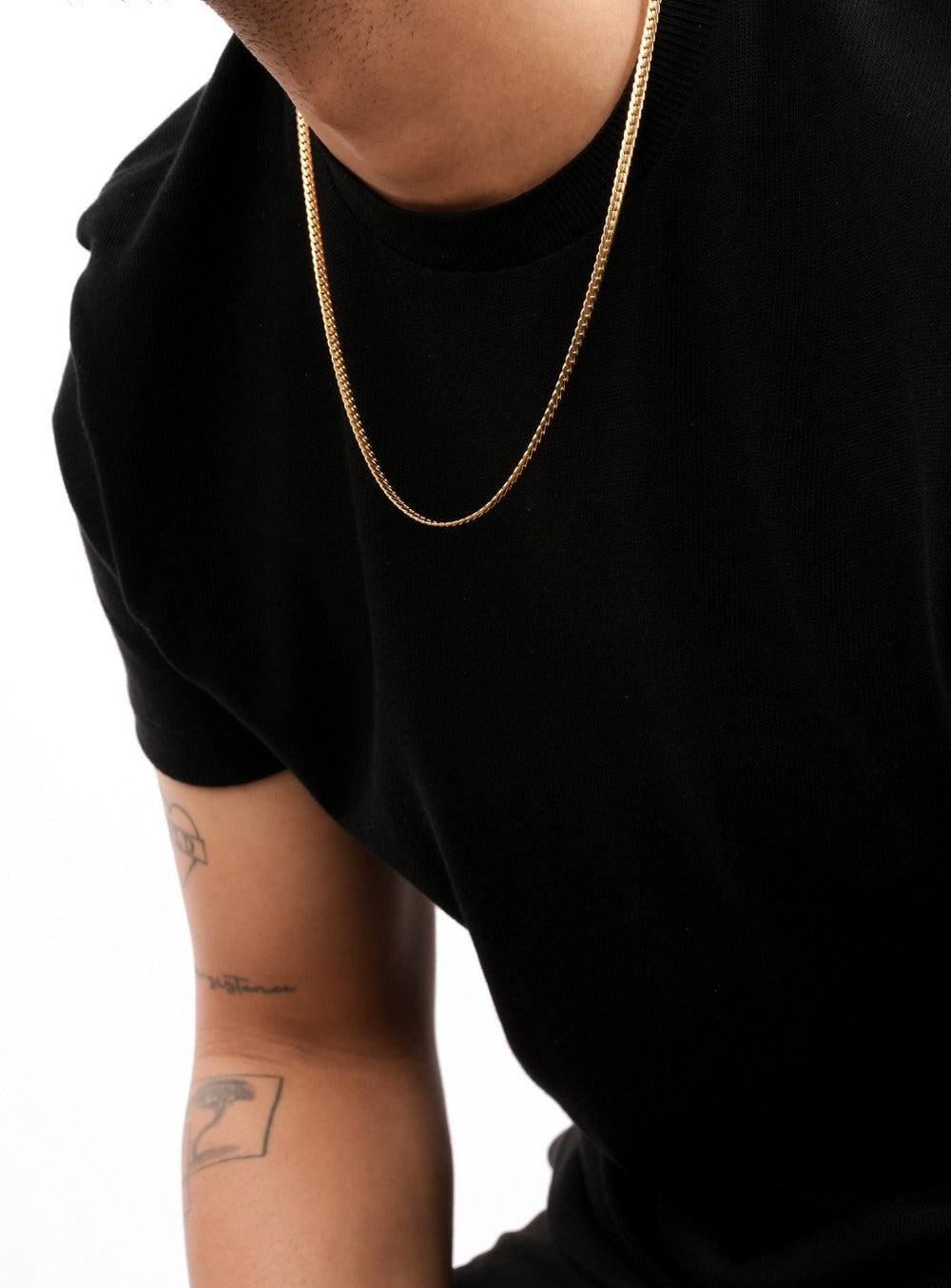 Flat Curb Chain (Golden)