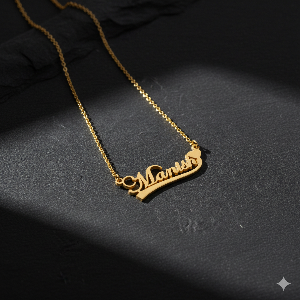 Classic Customized Necklace With Heart