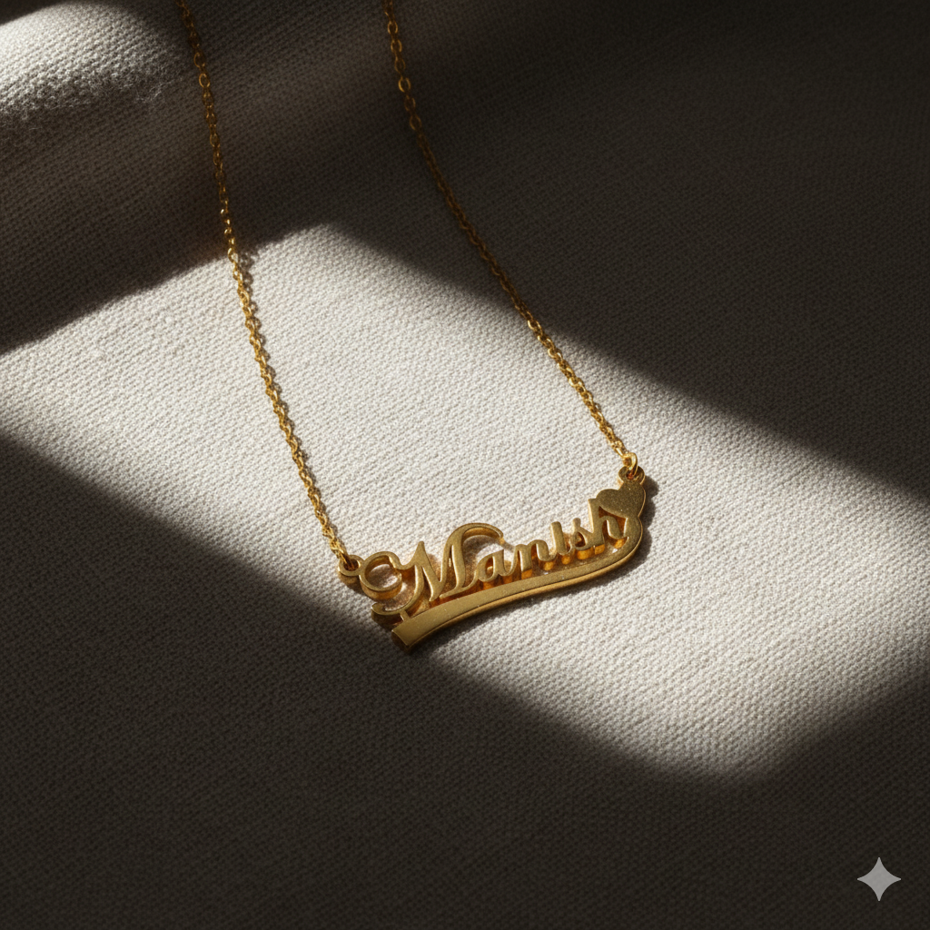 Classic Customized Necklace With Heart