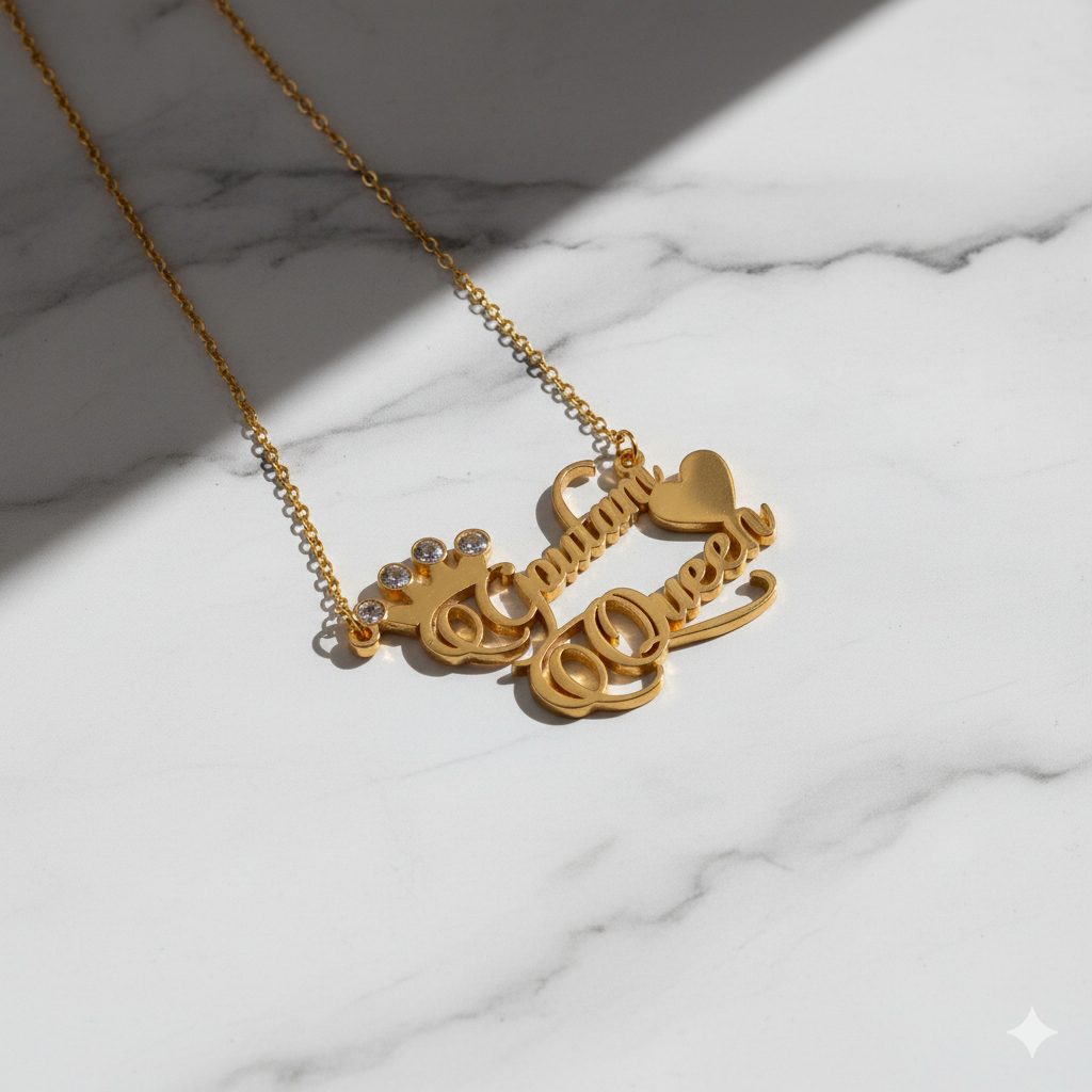 Elegant Necklace With Charming Stones