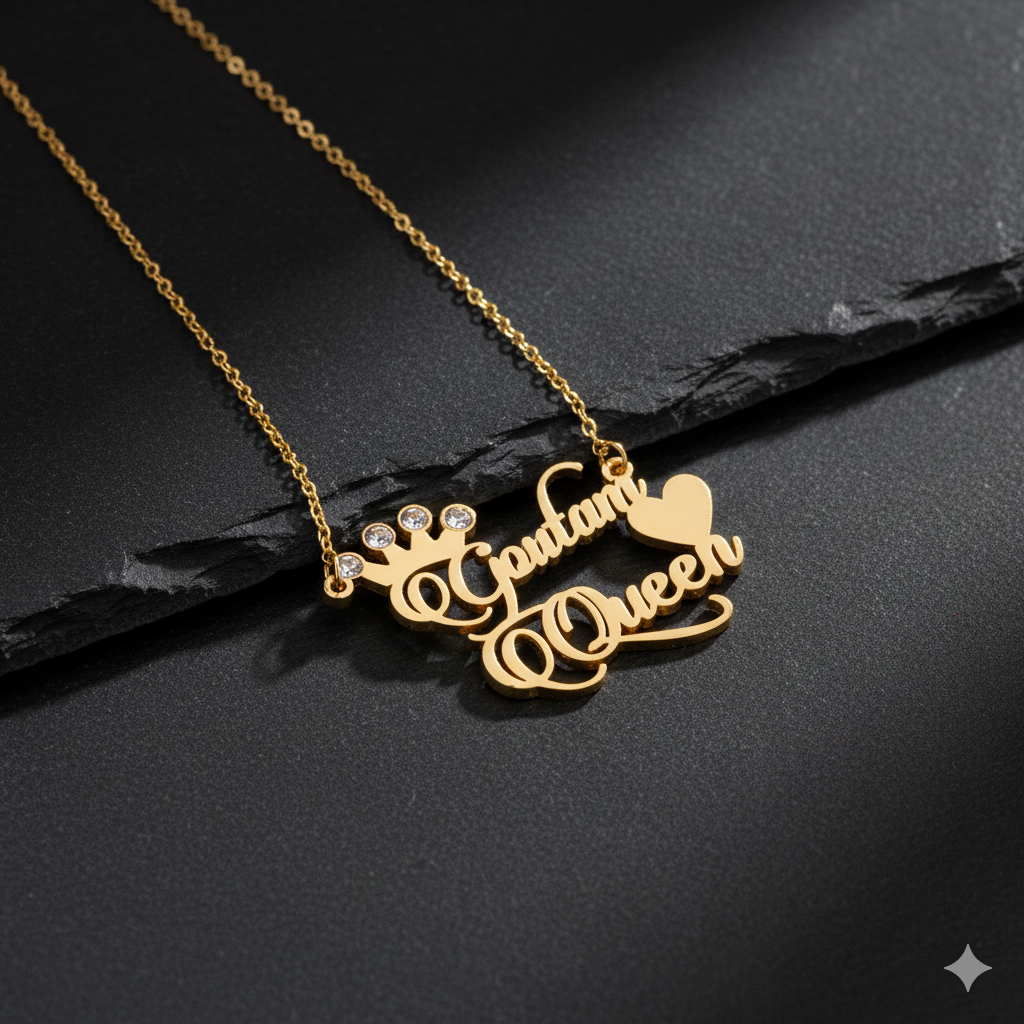 Elegant Necklace With Charming Stones