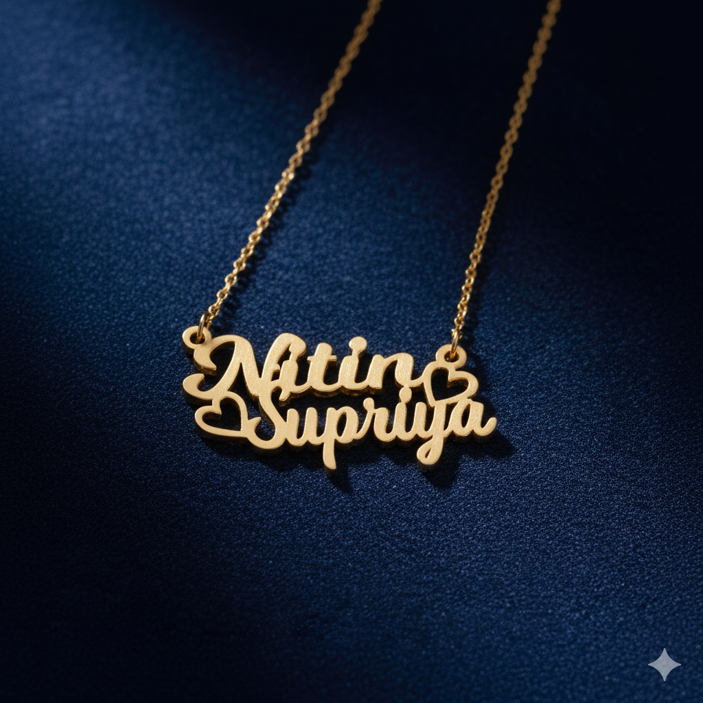 Aurora Necklace With Hearts