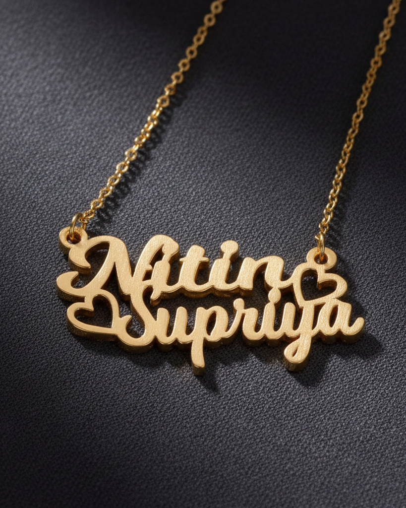 Aurora Necklace With Hearts