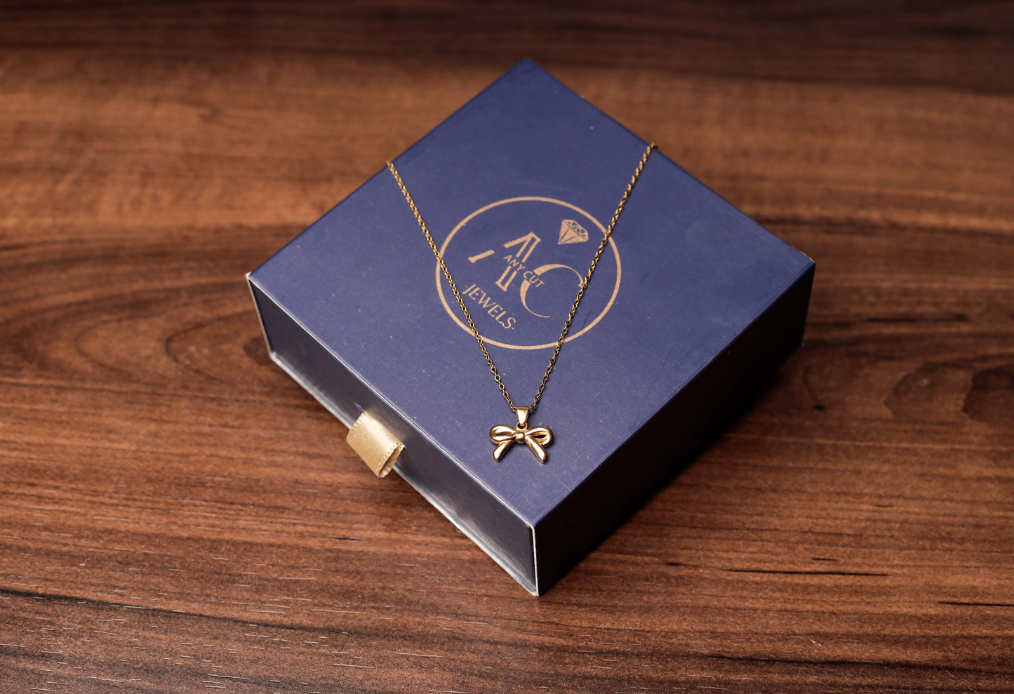 Classic Bow Charm Necklace