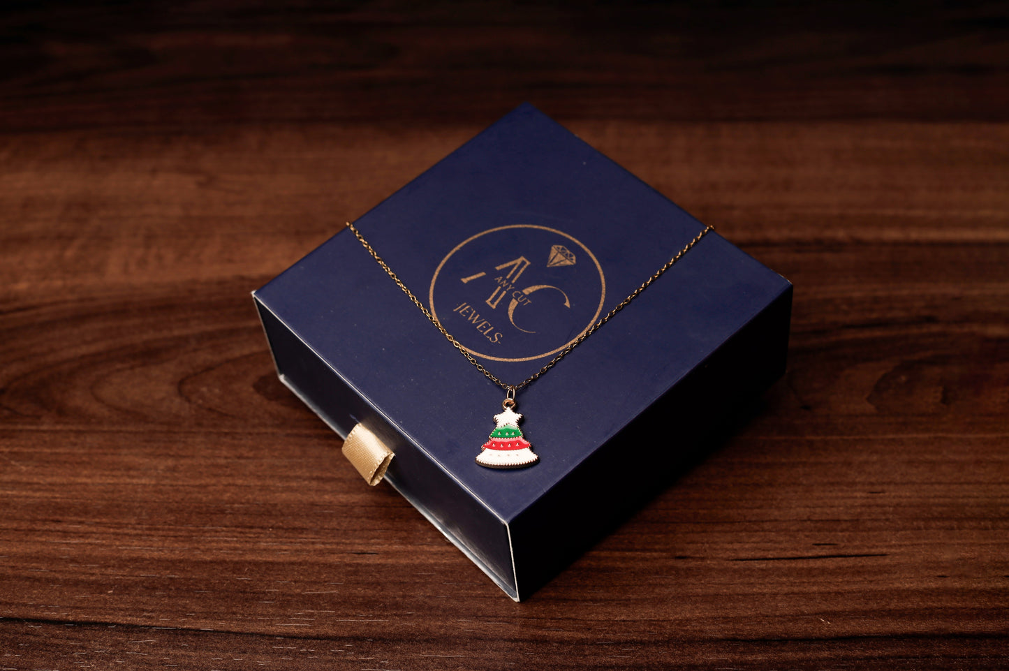 Evergreen Grace Festive Pendant Necklace