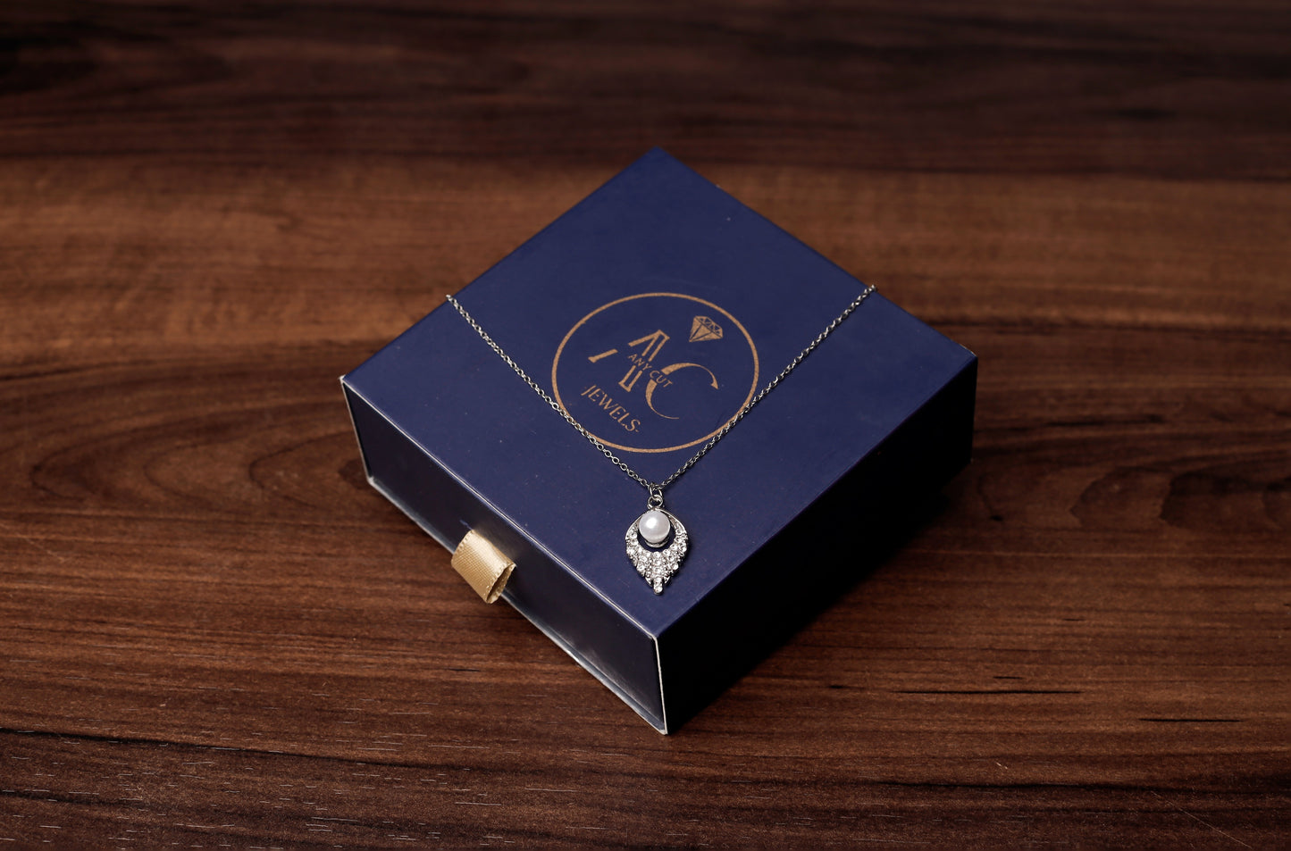 Luna Grace Pearl Drop Pendant Necklace