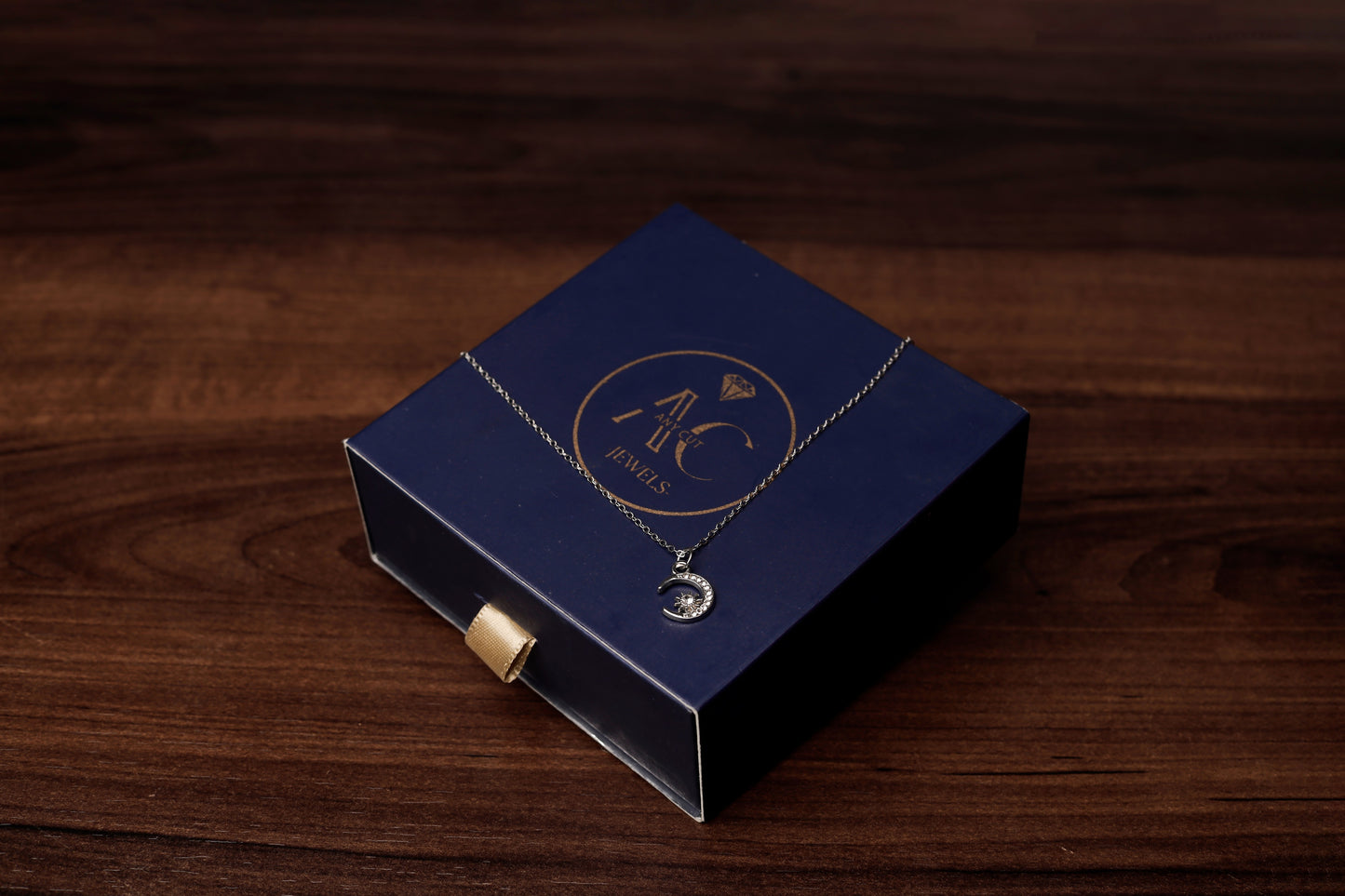 Noctra Moon & Star Necklace – Quiet Luxury