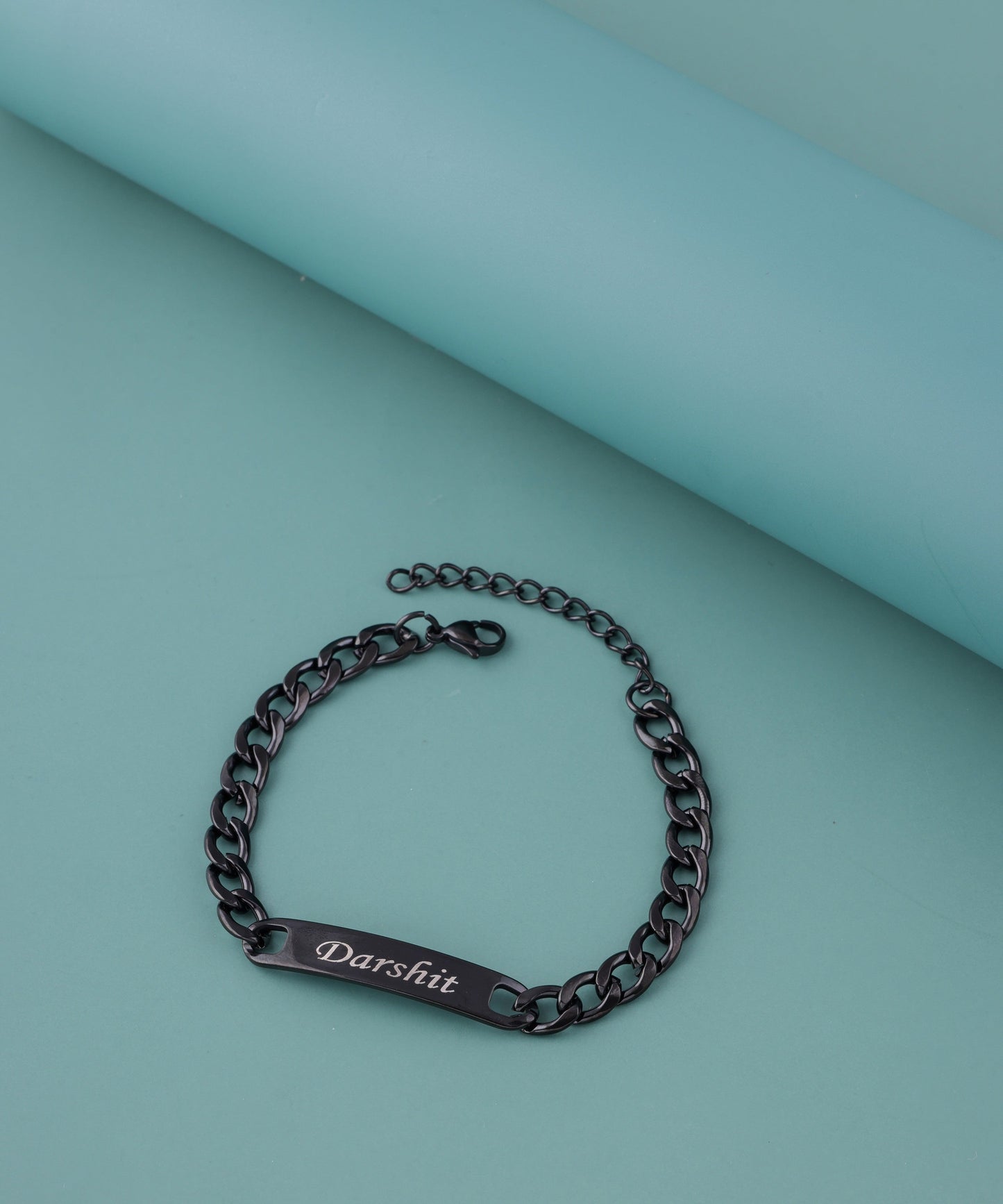 Sleek Black Men's Bracelet