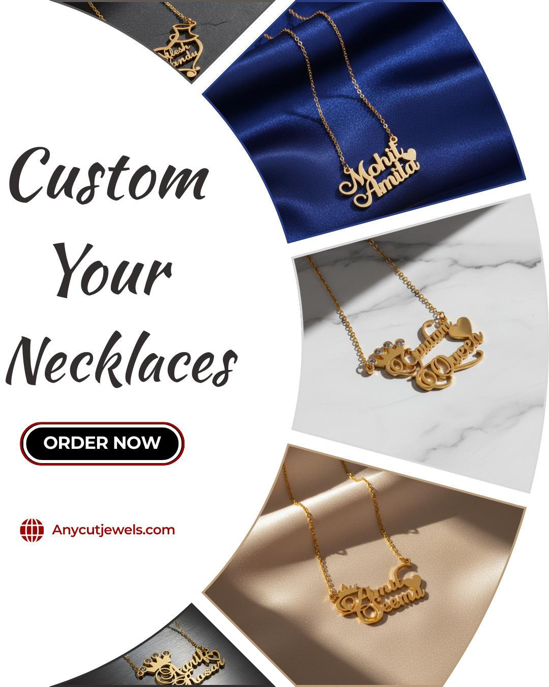 Couple Name Necklace