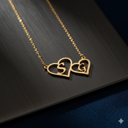 Opulent Necklace With Name Initials