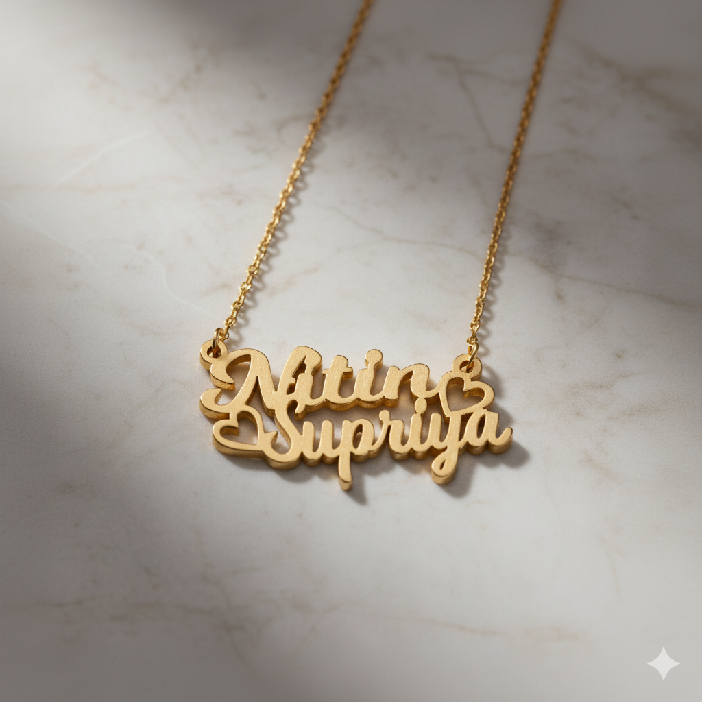 Aurora Necklace With Hearts