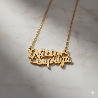 Aurora Necklace With Hearts