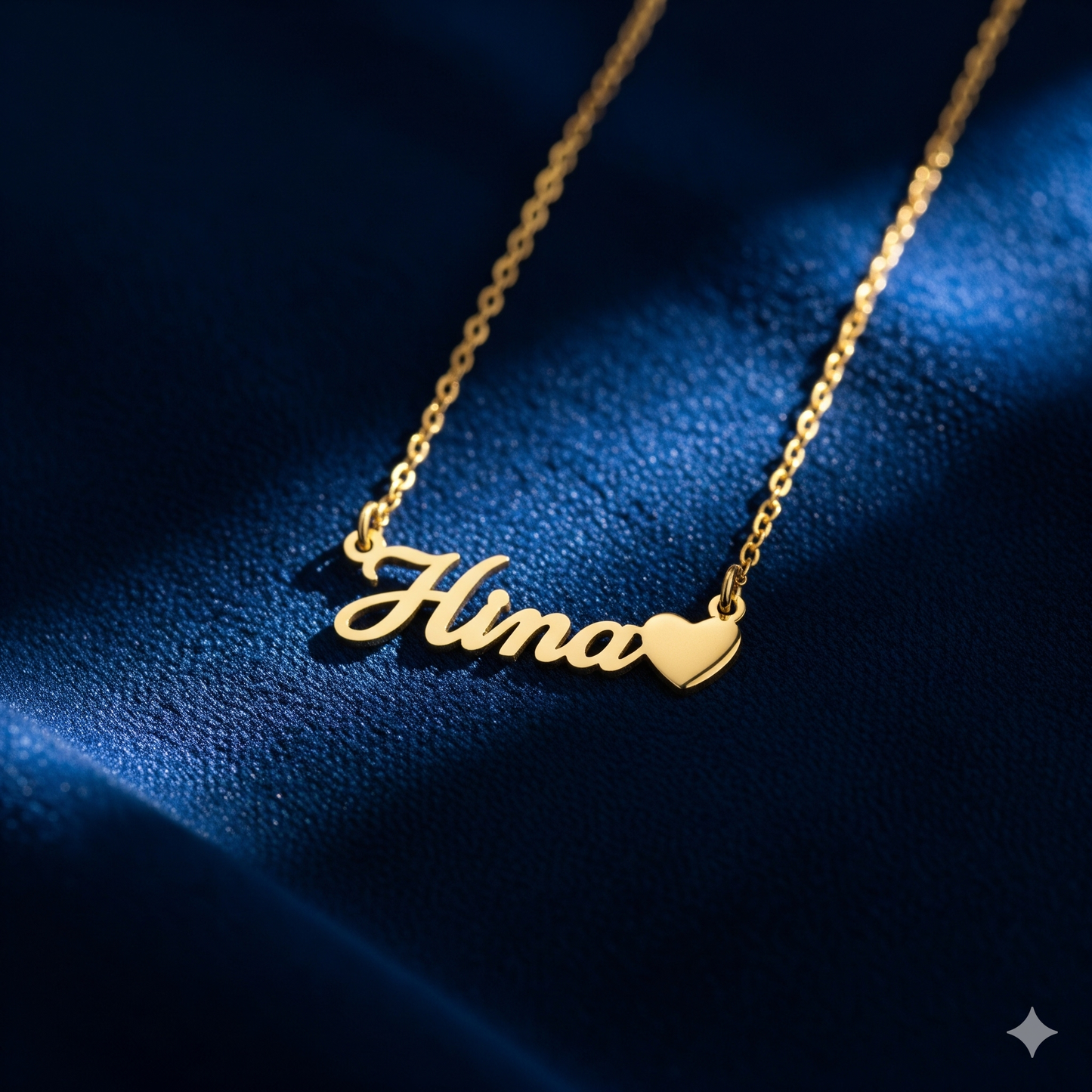 Luxury Name Pendant Necklace With Heart