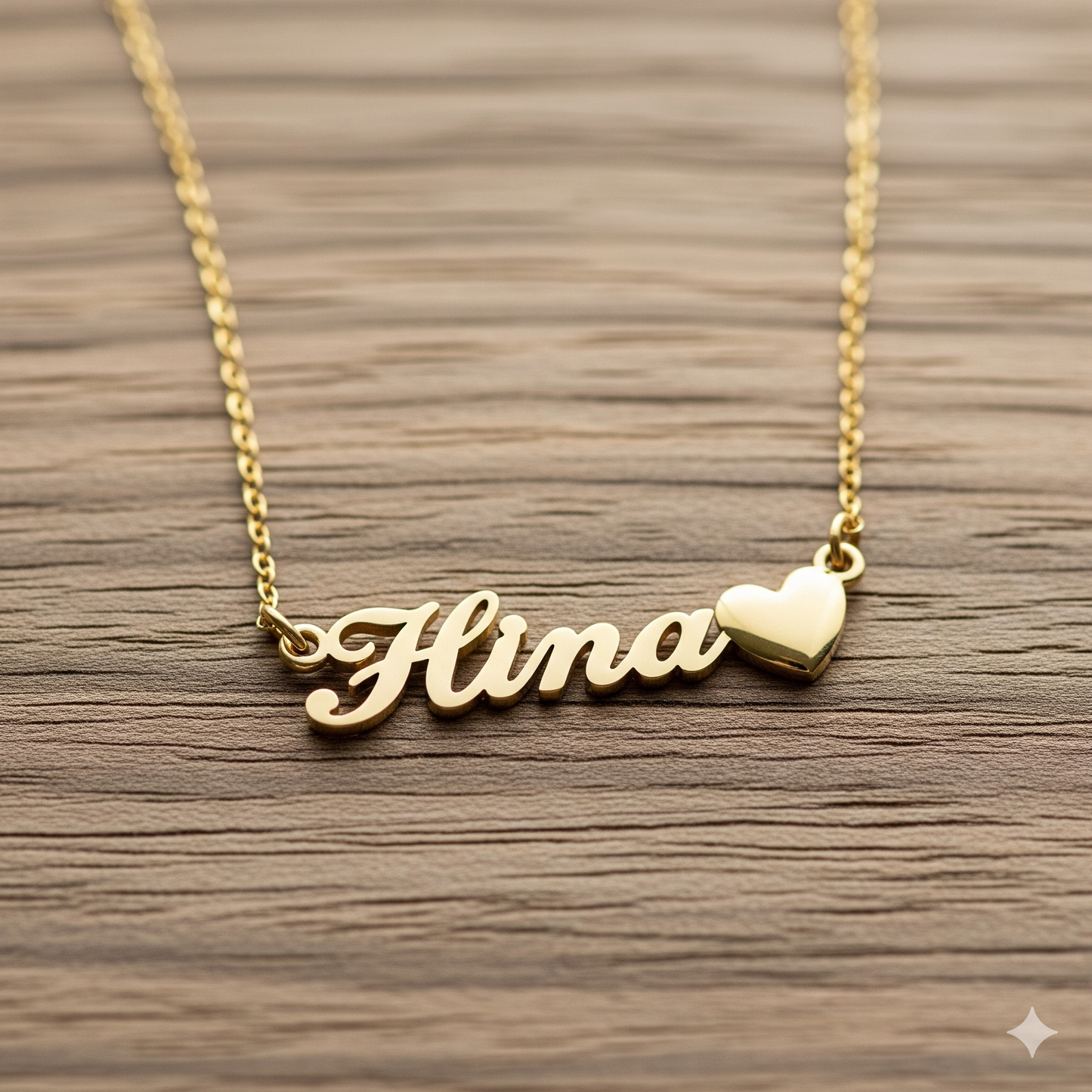 Luxury Name Pendant Necklace With Heart