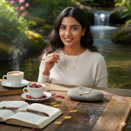 Charming Necklace With Beautiful Hearts