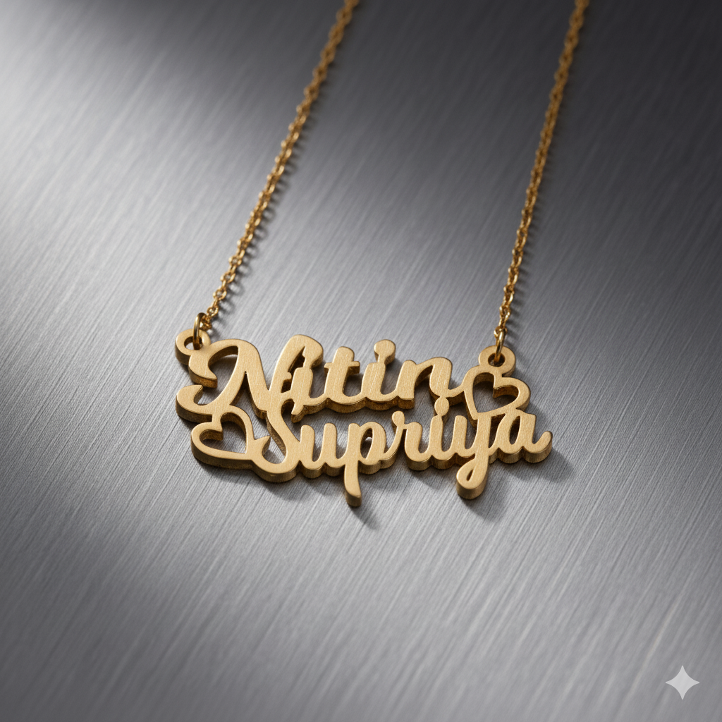 Aurora Necklace With Hearts