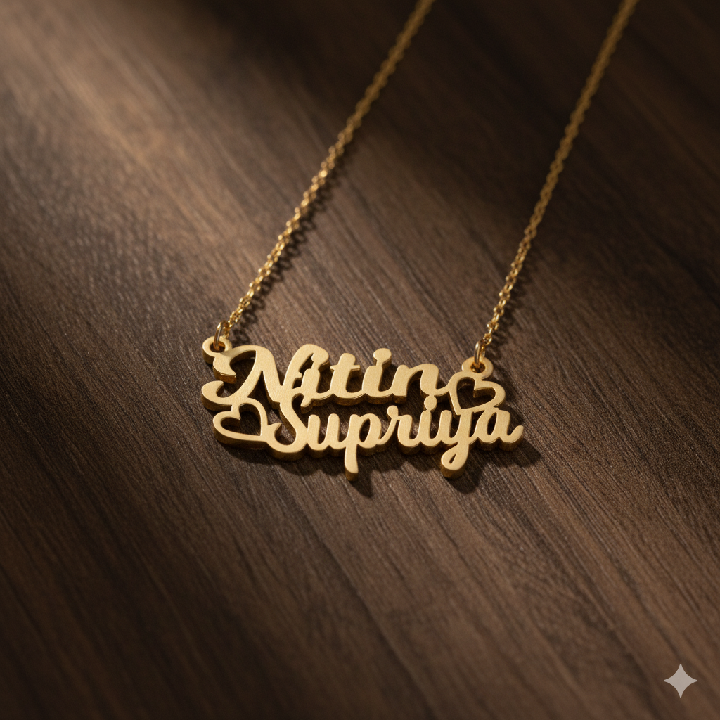 Aurora Necklace With Hearts