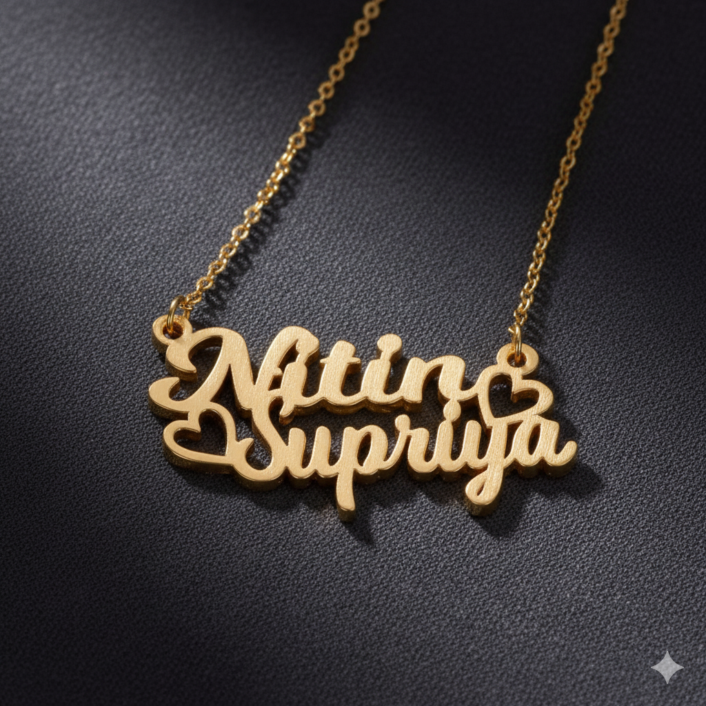 Aurora Necklace With Hearts