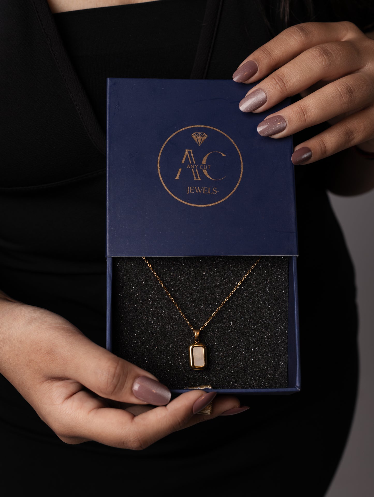 Elysian Recta Charm Necklace