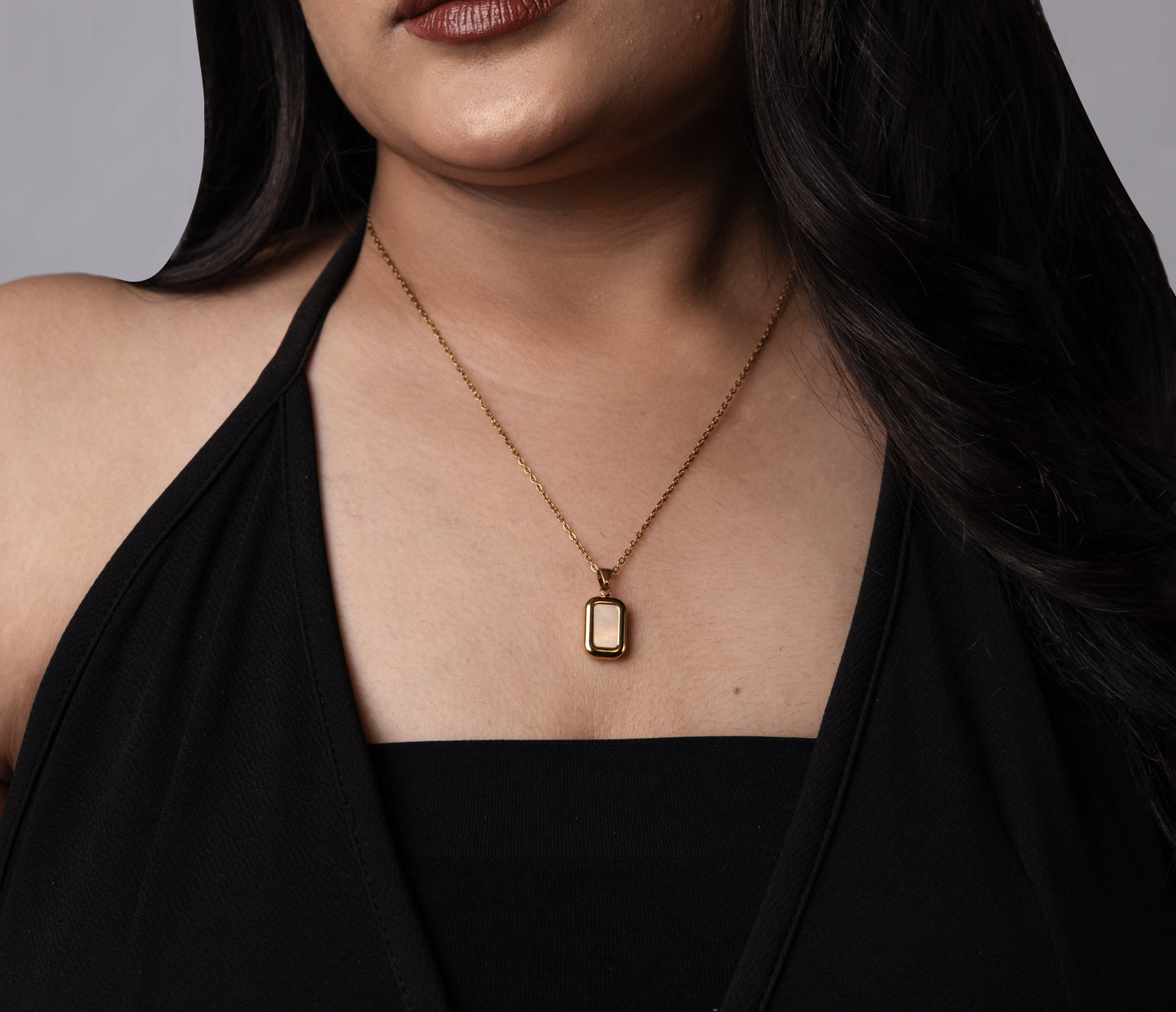 Elysian Recta Charm Necklace