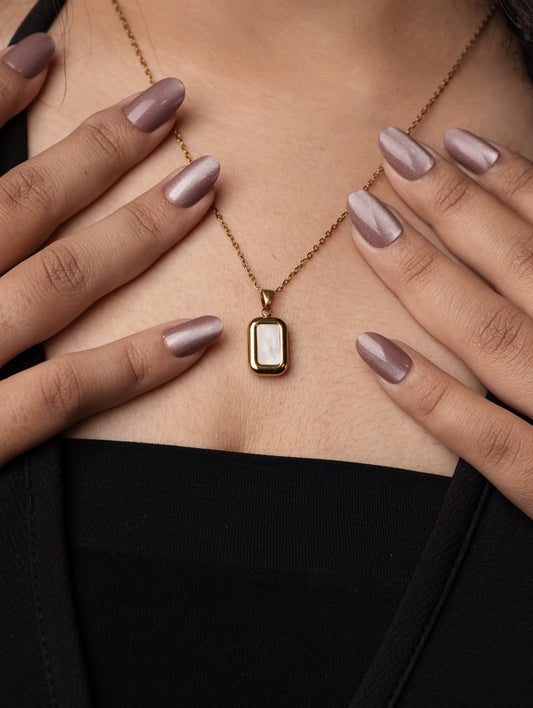 Elysian Recta Charm Necklace