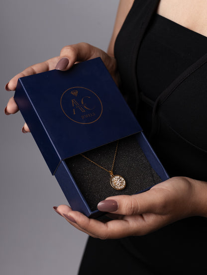 Astra Sun Medallion Necklace