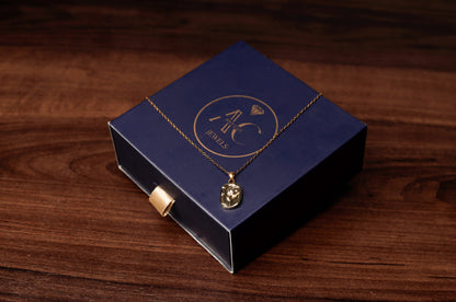 Aura Sculpted Pendant Necklace